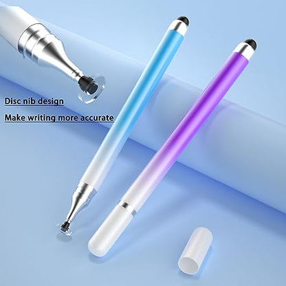Stylus Pen for Touch Screens(5pack), 2 in 1 High Precision & Sensitivity Capacitive Pens for iPad iPhone Android Tablets and All Universal Touchscreen Devices