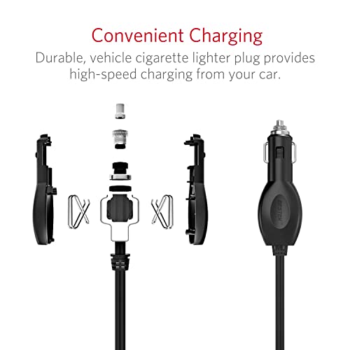 BESTEK 300W Power Inverter DC 12V to 110V AC Car Inverter with 4.2A Dual USB Car Adapter (Gray) - color: Gray