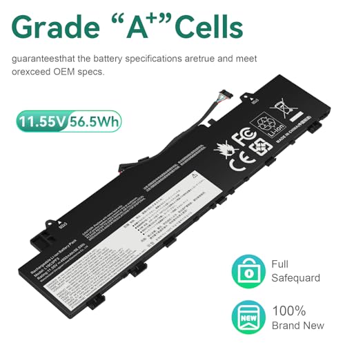 ASUNCELL L19C3PF3 Laptop Battery Replace Compatible with Lenovo IdeaPad 5-14IIL05 5-14ARE05 5-14ITL05 5-14ALC05 5-14IAL7 5-14ABA7 Series L19M3PF3 L19M3PF4 L19L3PF7 SB10W86954 5B10W86957 11.55V 56.5Wh - size: L19C3PF3 12.60 * 4.41 * 0.67 in