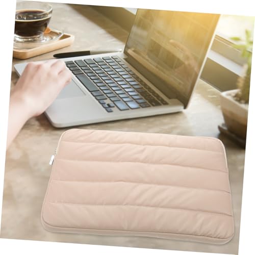 NUOBESTY Laptop Sleeve Water-Resistant Polyester Multiple Compartments for Organized Storage Stylish Design for Travel Office and School