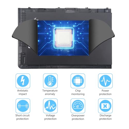 BT04XL Notebook Battery for HP EliteBook Folio 9470 9470M 9480m Ultrabook BT04 BA06 HSTNN-IB3Z HSTNN-I10C 687945-001 H4Q47AA 687517-241 HSTNN-DB3Z 687517-171-14.8V 52WH - size: 9.48*6.29*1.22 inch BT04XL