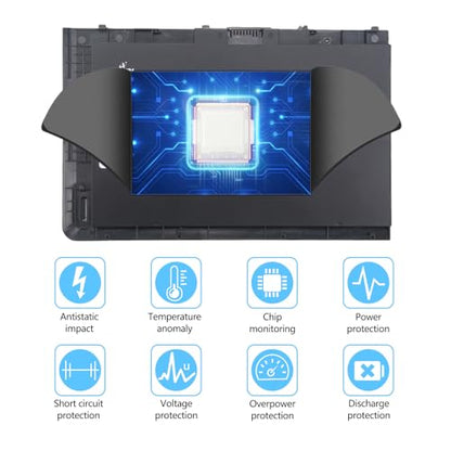 BT04XL Notebook Battery for HP EliteBook Folio 9470 9470M 9480m Ultrabook BT04 BA06 HSTNN-IB3Z HSTNN-I10C 687945-001 H4Q47AA 687517-241 HSTNN-DB3Z 687517-171-14.8V 52WH - size: 9.48*6.29*1.22 inch BT04XL