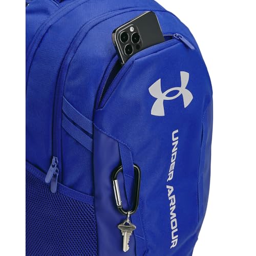 Under Armour Unisex-Adult Hustle 6.0 Backpack, (401) Royal/Royal/Metallic Silver, One Size Fits Most - color: (401) Royal / Royal / Metallic Silver, size: One Size