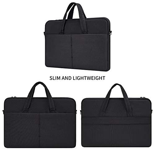 17-17.3 Inch Laptop Case Sleeve for HP 17.3/ Pavilion 17/ Envy 17/ OMEN 17, Acer Chromebook 17, Asus Vivobook Pro, Dell Inspiron 17 Notebook Computer Bag(Black) - color: Black, size: 17.3 Inch