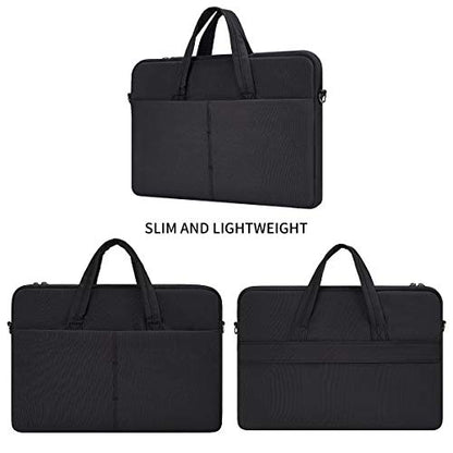 17-17.3 Inch Laptop Case Sleeve for HP 17.3/ Pavilion 17/ Envy 17/ OMEN 17, Acer Chromebook 17, Asus Vivobook Pro, Dell Inspiron 17 Notebook Computer Bag(Black) - color: Black, size: 17.3 Inch