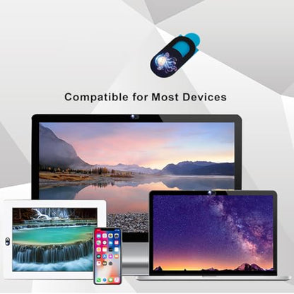 SIREG Webcam Cover Ultra Thin - Web Camera Cover fits Laptop,Tablet,PC,Computer, Smartphone, Protect Your Privacy and Security,Strong Adhesive (Jellyfish A- 3 Pack) - color: Jellyfish A- 3 pack