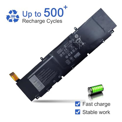JOTACT 5XJ6R（11.4V 56Wh） Laptop Battery Compatible with Dell Precision 5750 5760 5770 XPS 17 9700 9710 9720 9730 Series XJ6R XG4K6 03324J 01RR3 001RR3 - size: 13.03*2.75*0.34 inch 5XJ6R