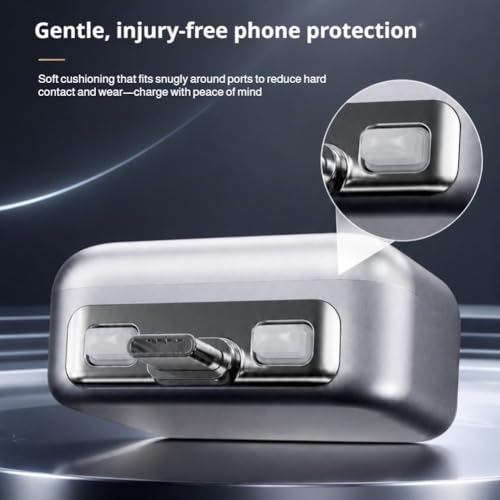 140W Smart Auto Stop Charging Adapter AI Auto Power Off Fast Charging Adapter Physical Disconnect Battery Guard Anti-Overcharge Safety Bridge for USB C Cable Phone Laptop