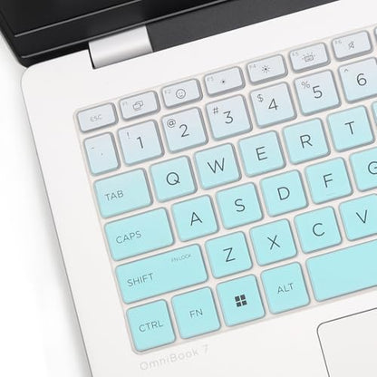 Keyboard Cover for 2026 2025 HP OmniBook 3 14"/OmniBook 3 AI 14" 14-hu 14-hy 14-hw Series 14-hu0026nr 14-hu0016nr 14-hy0017nr 14-hw0027nr 14-hw0012 (NOT FIT OmniBook 3 Next Gen AI 14-ha)-OMint