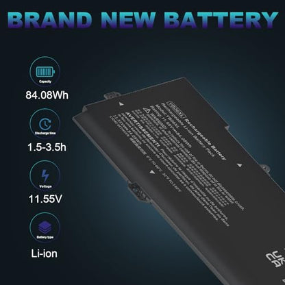 YB06XL 928427-271 928372-855 Laptop Battery for HP Spectre x360 Convertible 15-CH 15-CH0XX 15T-CH000 15-CH000TX 15-CH002TX 15-CH011DX 15-CH010TX 15-CH012TX 15-CH011NR, TPN-Q200 928372-856 928427-271 - size: 12.13*3.94*0.24inch YB06XL