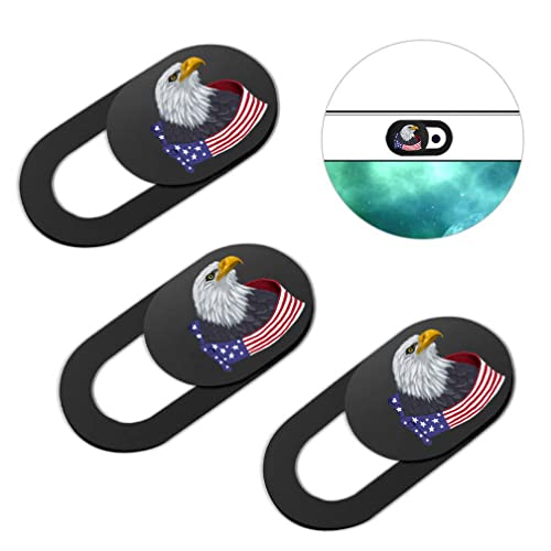 Flag Eagle Webcam Camera Cover Slide - Web Camera Cover Fits for Laptop, Desktop, Pc, Macboook Pro, iMac, Mac mini, iPad Pro, Computer, iPhone, Protect Your Privacy Security - color: Eye Webcam Cover