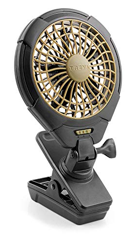 Treva 5 in Battery Powered Clip Fan with Clamp | Yes - style: 1 Pack