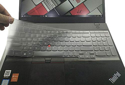 YYubao Ultra Thin Clear Keyboard Cover Skin Protector Compatible with 15.6 inch Lenovo ThinkPad P51S T570 T575 E580 T580 Laptop (NOT Compatible for 15.6" ThinkPad P50 P50s P51) - color: Compatible for ThinkPad P51S T570 T575 E580 T580