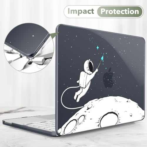 May Chen Compatible with MacBook Neo 13 inch Case 2026 Model A3404, Plastic Hard Shell,Keyboard Cover,Screen Protector,Dust Plug, for MacBook Neo 13" with A18 Pro Chip, Astronaut - color: Astronaut