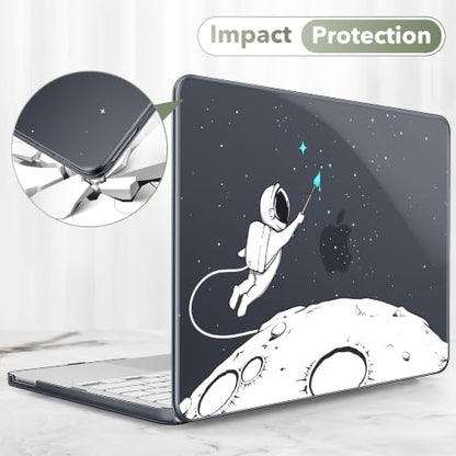 May Chen Compatible with MacBook Neo 13 inch Case 2026 Model A3404, Plastic Hard Shell,Keyboard Cover,Screen Protector,Dust Plug, for MacBook Neo 13" with A18 Pro Chip, Astronaut - color: Astronaut