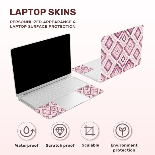 Laptop Skin Sticker Decal PVC Vinyl Sticker Notebook PC Protector Waterproof Scratch Resistant Laptop Skin for 12.1 13 13.3 13.6 14 15 15.3 16 Inch Pink Purple Bohemian Style - color: Pink Purple Bohemian