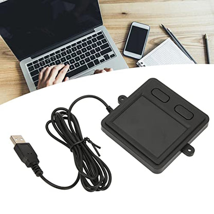 Zunate Wired USB Touchpad, High Sensitivity Portable Trackpad for Laptop and Desktop, Mini External USB Touchpad Trackpad with 2 for 10, 8,7