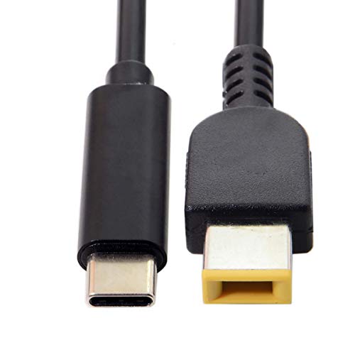 chenyang USB C to DC Rectangle ThinkPad X1 11.0x4.5mm Power PD 65W Charge Cable for Laptop Notebook - color: Black 65W 11.0x4.5MM