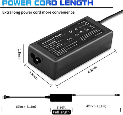 N15Q8 N15Q9 N16P1 N20C5 65W 19V 3.42A Charger Replacement for Acer Laptop AC Adapter A13-045N2A A11-065N1A Pa-1450-26 Aspire 1 5 R15 Slim A515-54 Chromebook C738T C740 Spin 1 5 Swift 3 Power Cord