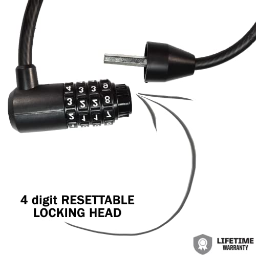 Kryptonite KryptoFlex 815 8mm Combo - style: 5' Combo