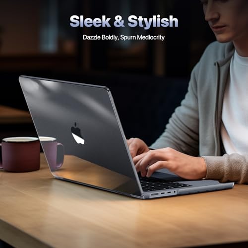 Soonjet for MacBook Pro 16 Inch Case, M5-M1, 2026–2021, Crystal Clear | 100% Crystal Clear, Preserves Every MacBook Color, Snap-On Fit, Slim Hard Shell, Seamless Fit - color: Crystal Clear