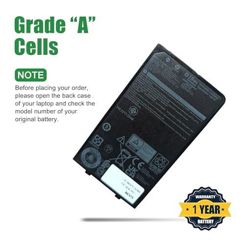 WV9RV 451-BDHV Laptop Battery Replacement for Dell Latitude 7030 Rugged Extreme Tablet Pro Rugged 10 Tablet RA00260 Series WCKPX 0WCKPX 34NWX 034NWX VM2HR WCKPX CPX-WCKPX 7.8V 18Wh 2307mAh - size: 10.1*5.9*1.0inch WV9RV
