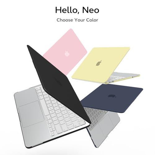 B BELK for MacBook Neo Case 13 inch 2026 (A18 Pro, Model A3404), Black | Slim Matte Hard Shell Case with Keyboard Cover & Screen Protector, Scratch-Resistant 1:1 Precision Fit for Mac Neo Case - color: Black