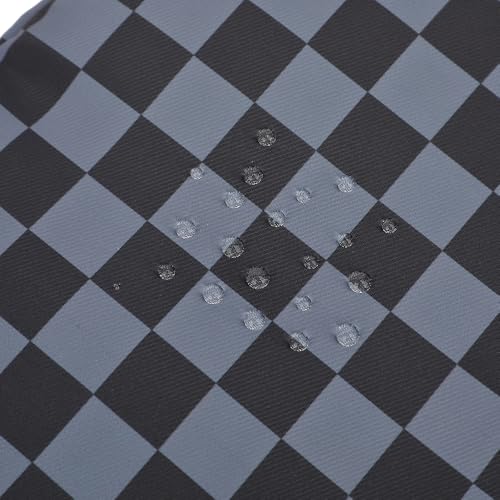 Canvaslife Black Checker Pattern 13 inch Canvas Laptop Sleeve with Pocket 13 inch 13.3 inch Laptop 13 case13 Sleever - color: Black Checker, size: 13 inch/13.3 inch