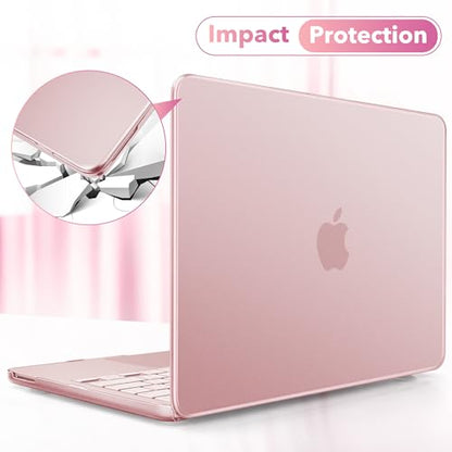 May Chen Compatible with MacBook Neo 13 inch Model A3404 2026 Release, Slim & Lightweigh Frosted Finish Protective Case with Keyboard Cover&Screen Protector, Frosted Blush - color: Frosted Blush