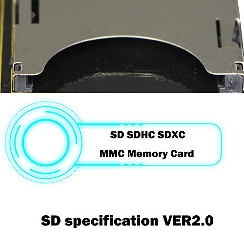 GINTOOYUN SD Card to 2.5 Inch IDE Adapter，SD SDHC SDXC MMC Memory Card to IDE 2.5" 44 Pin Male Adapter Converter