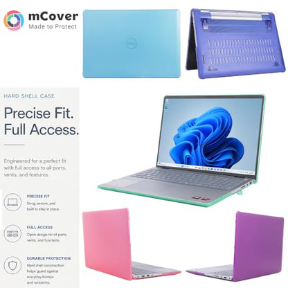 mCover Case Only Compatible with 2024～2025 16" Dell Inspiron 16 5640 5645 Series Clamshell Windows Laptop PC (NOT Fitting Any Other Dell Models) - Aqua - color: Aqua