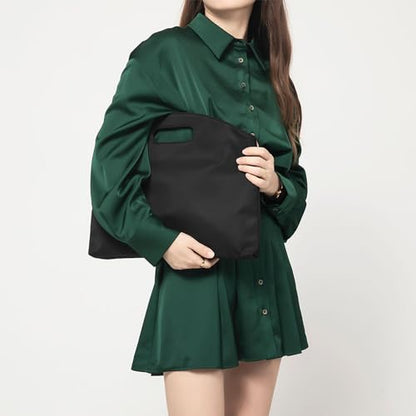 Official Document Computer Bag Stylishly Sleek with Multiple Compartments and Easy to Carry Design - color: Black/Nylon