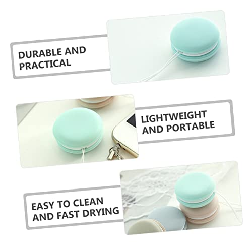 Ipetboom 4pcs Macaron Phone Screen Cleaner Eyeglass Lens Cleaning Cloths Screen Gentle Surface Cleaning Compact Washable