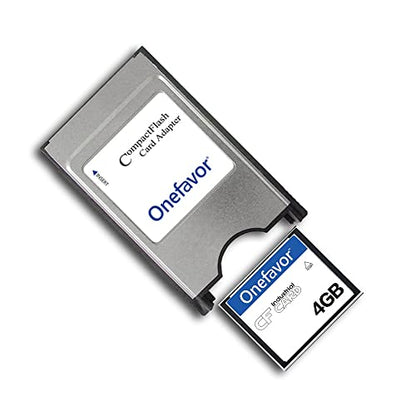 Compact Flash to PCMCIA ATA Adapter - CF to PC Card Adapter for 2 Card (Includes 4GB CF Memory Card) - size: 4GB Compact Flash to PCMCIA