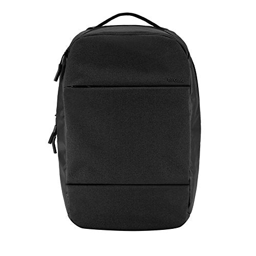 Incase Compact City Backpack – 18L Everyday Travel Tech Backpack and Laptop Bag for Work or School – Three Pockets, 16” Padded Laptop Sleeve, Quick Access Pocket – Black - color: Black