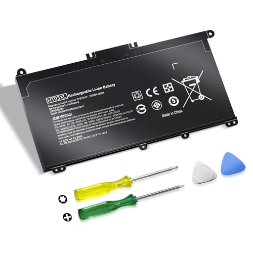 HT03XL Battery for HP L11119-855 Battery Replacement for HP Pavilion 14-CE 14-CF 14-DF 15-CS 15-DA 15-DB 15-DW 17-by 17-CA Series 14M-DH0003DX 14M-DH1003DX 15T-DA000 15T-CS200 LPD1071 15-DB0004DX - size: HT03XL for HP