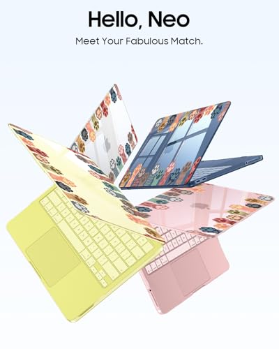 Fintie Case for MacBook Neo 13 Inch A3404 2026, Cat Paw | Snap-On Hard Shell Cover, Ultra-Thin, Slim Fit, Lightweight - color: Cat Paw