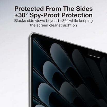AMAZINGthing for MacBook Air 15" [RADIX MagPrivacy] M5/M4/M3/M2, Magnetic Screen Protector, ±30° Privacy Viewing, Removable Privacy Film, 9H Hardness, 200μm Thin Profile, Reusable with Folder - size: Macbook Air M5 15 inch M5/M4/M3/M2