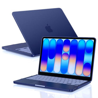EooCoo for MacBook Neo Case 13 inch 2026 Model A3404, 100% Match Official Color, Anti-Fingerprint & Scratch & Crack, Sturdy Protective Hard Shell Cover Laptop Accessories, Indigo Clear - color: Indigo Clear