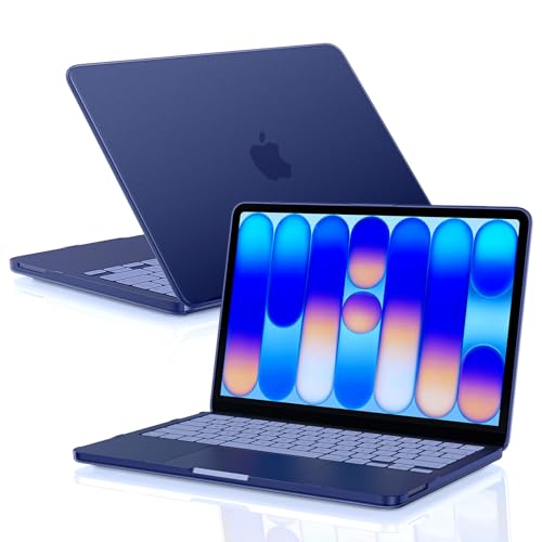 EooCoo for MacBook Neo Case 13 inch 2026 Model A3404, 100% Match Official Color, Anti-Fingerprint & Scratch & Crack, Sturdy Protective Hard Shell Cover Laptop Accessories, Indigo Clear - color: Indigo Clear