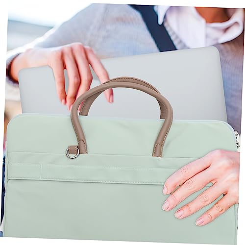TEHAUX Laptop Sleeve Bag for Laptops Vertical Case with Extra Pocket for Accessories Lightweight Shoulder Bag for Women for Travel and Business