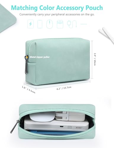 HYZUO 13 Inch Laptop Sleeve PC Case for MacBook Pro 13 M2 M1 2026-2016, 13" MacBook Neo 2026 A3404, MacBook Air 13 M5 A3449 M4 M3 M2 M1 2026-2018, 13" iPad Pro/Air, Surface Pro, XPS 13, Mint Green - color: Mint Green, size: 13 Inch