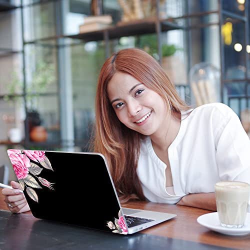 Black Flower 11.6 13 13.3 14 15 15.6 Inch Netbook Laptop Skin Sticker Reusable Protector Cover for Laptop Notebook FY-NEK-11 - color: FY-NEK-11