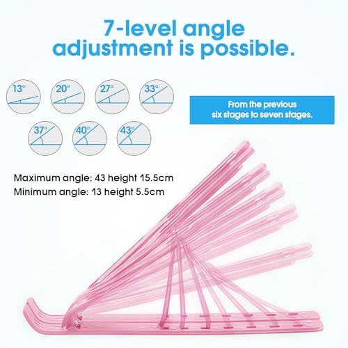 Adjustable Laptop Stand, Portable Laptop Riser for Desk, ABS+Silicone Foldable Ventilated Cooling Notebook Holder Stand for 10-15.6” Laptops, Tablets