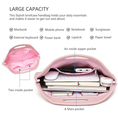 Official Document Computer Bag Stylishly Sleek with Multiple Compartments and Easy to Carry Design - color: Charming/Pu