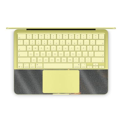 Glossy Glitter Laptop Skin Compatible with Apple MacBook Neo - Fissure - Premium 3M Vinyl Protective Wrap Decal Cover - Easy to Apply | Crafted in the USA by MightySkins - color: Fissure, size: MacBook Neo Full Cover Skin, style: Glossy Glitter Finish