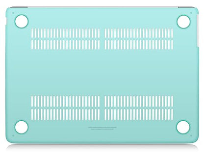 UESWILL Case for MacBook Air (15 inch, M2 M3 M4 M5, 2023 2024 2025 2026) Model A3448 A3241 A3114 A2941, Matte Hard Shell Cover + Microfiber Cloth, Green - color: Green, size: MacBook Air 15" (M2 M3 M4 M5)