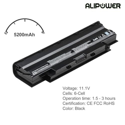 ALIPOWER 6-Cell Laptop Battery Replacement for Compatible dell Inspiron 3520 15R N5010 N5110 N5030 N5040 N5050 17R N7010 N7110 14R N4010 N4110 M5040 Vostro 3420 3450 3550