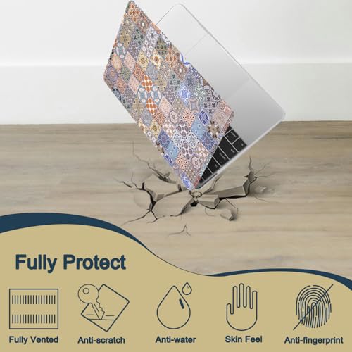 Hard Case Compatible with New MacBook Air 13 Inch Case 2020 2019 2018 Release Model A2337 M1 A2179 A1932 with Retina Display and Touch ID, Matt Plastic Hard Shell Case Cover - Plaid Pattern - color: 1003 Plaid pattern, size: New Air 13" 2018-2020(A1932/A2