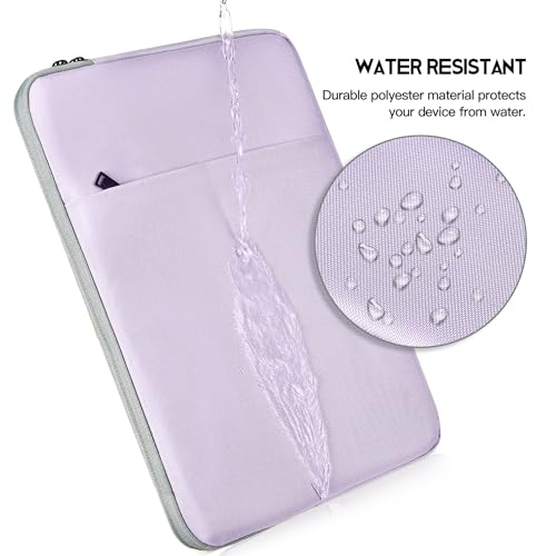Laptop Sleeve Case for MacBook Air 13 inch M2 M3 M4 A3240 A3113 2025-2023, Compatible with MacBook Pro 14 inch M5 M4 M3 M2 M1 Pro Max A3112 A3185 A3401 A2779 A2442 A2918 Water Resistant Bag-Purple - color: Purple, size: 13.6 inch